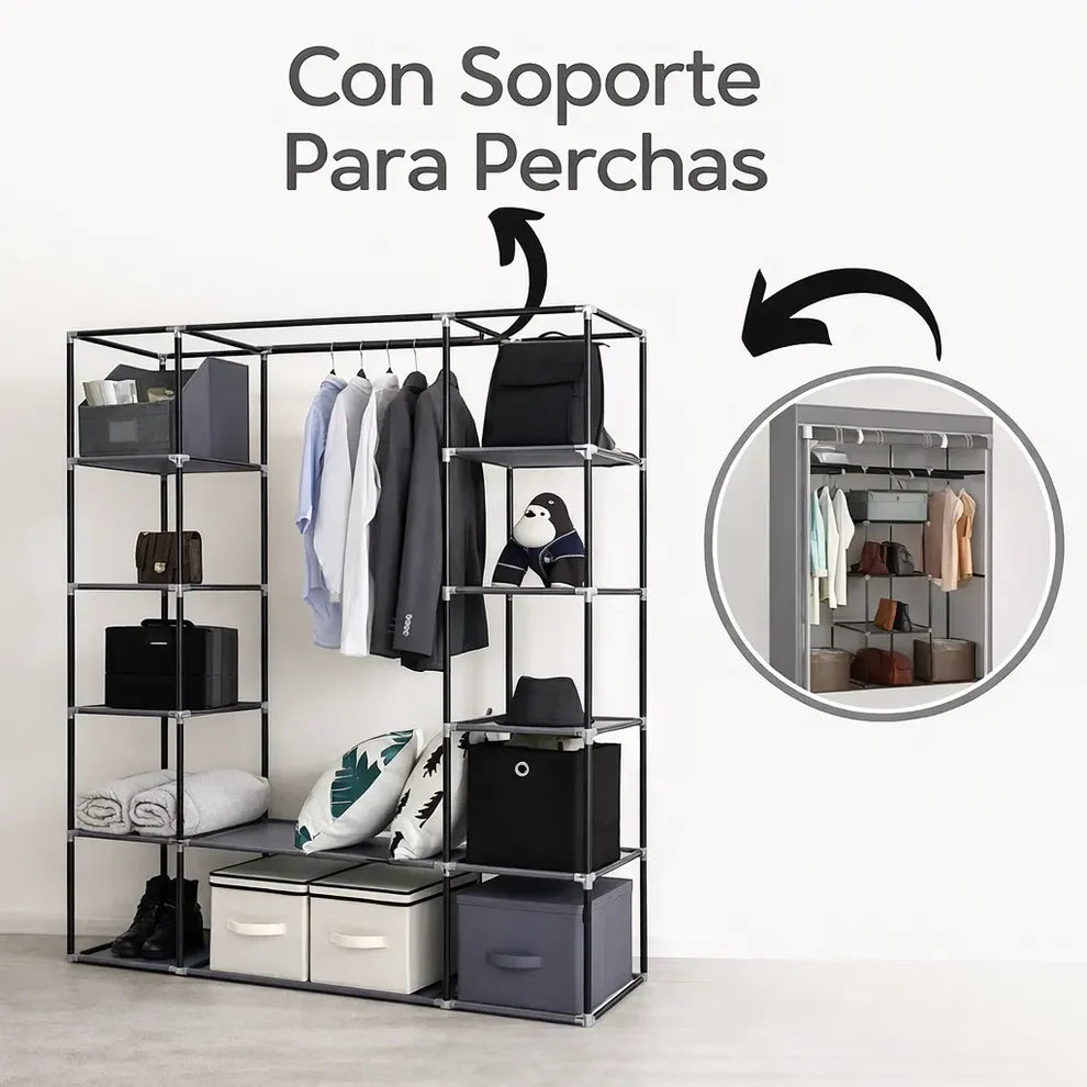 MaxCloset™ Closet Multiuso + MaxClean 3 en 1 Robot Aspirador