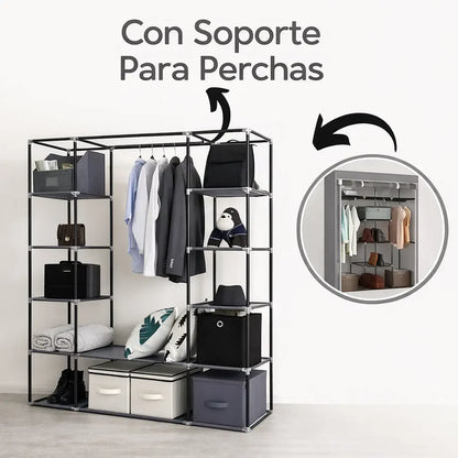 MaxCloset™ Closet Multiuso + MaxClean 3 en 1 Robot Aspirador