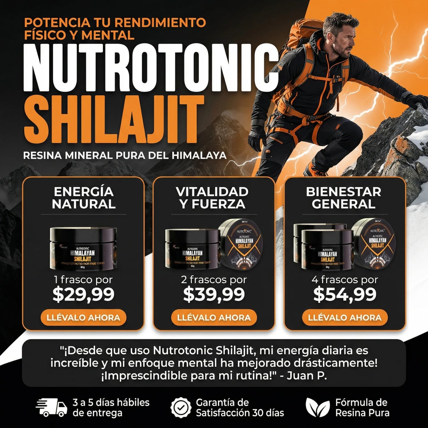 Shilajit del Himalaya Nutrotonic