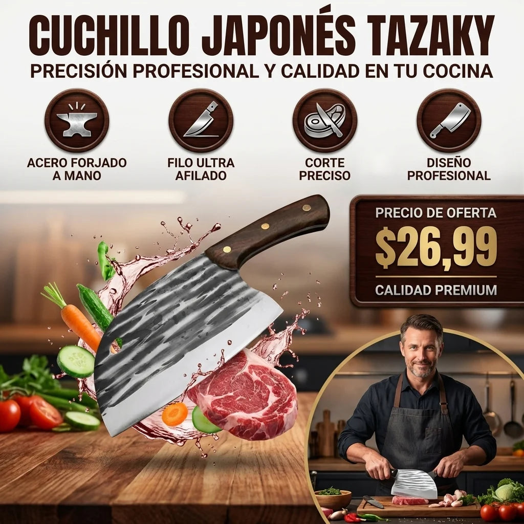 Cuchillo Japones Tazaky